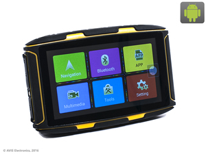 Навигатор для мотоцикла Avel DRC050A v.2.0 с экраном 5" Android, фото 1
