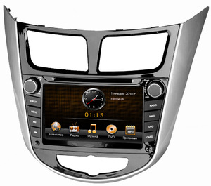 Штатная магнитола Intro CHR-2211 SL Hyundai Solaris, фото 1