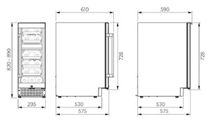 Винный шкаф Dometic D18B Design, фото 8