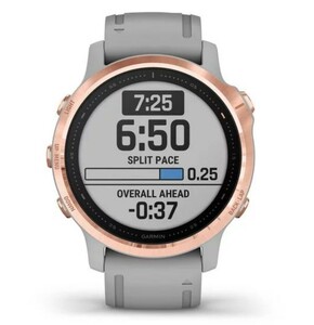 Garmin Fenix 6S Sapphire розовое золото с серым ремешком, фото 8