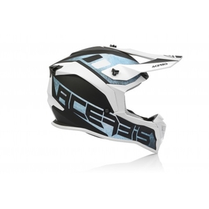 Шлем Acerbis LINEAR White/Light-Blue XS, фото 5