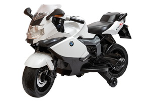 Детский электромотоцикл ToyLand BMW K 1300S Белый, фото 1