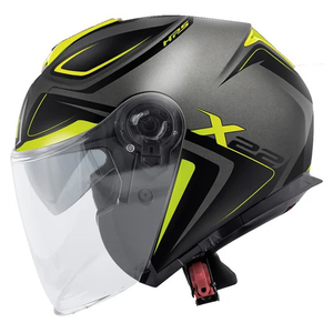 Мотошлем GIVI PLANET HYPER X22 (HPS X22) (серо-черно-желтый матовый, 61/XL), фото 3