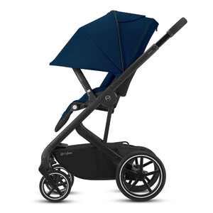 Коляска прогулочная Cybex Balios S Lux BLK Navy Blue с дождевиком, фото 5