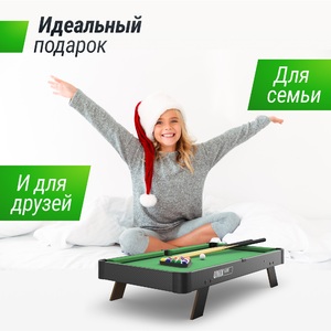 Игровой стол UNIX Line Мини Бильярд настольный (88х47 cм) Black, фото 7