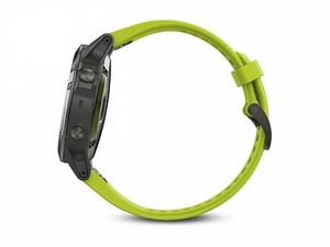 Garmin Fenix 5 серые с желтым ремешком, фото 4