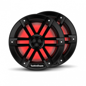 Влагозащищенные динамики 8" Rockford Fosgate M1-8B, LED, RMS 150Вт, чёрный, фото 1