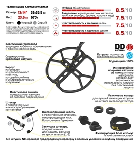 Катушка NEL Storm для Garrett AT PRO, фото 3