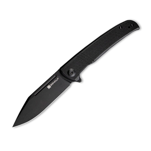 Складной нож SENCUT Brazoria D2 Steel Black Stonewashed Handle G10 Black, фото 1