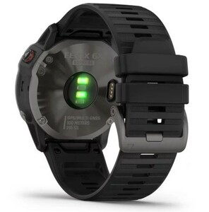 Garmin Fenix 6X Sapphire серый DLC с черным ремешком, фото 9