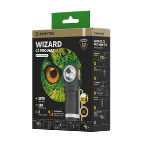 Мультифонарь налобный Armytek Wizard C2 Pro Max LR Magnet USB, теплый свет, аккумулятор (F06702W), фото 5