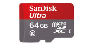 Карта памяти microSDXC 64Gb SanDisk Ultra UHS-I, фото 1