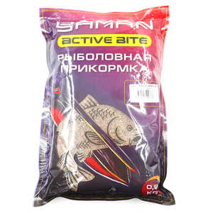 Прикормка Yaman Active Bite Лещ (жареные семечки), цв. микс, 900 г, фото 2