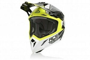 Шлем Acerbis STEEL CARBON White/Yellow XS, фото 1