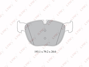 Колодки тормозные передние LYNXauto BD-1418. Для: BMW X5(E70) 3.0D-4.8 07> / X6(E71/E72) 3.0D-4.4T 08>, фото 1