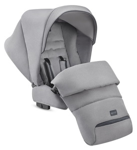 Коляска Inglesina Aptica System Duo 2 в 1 на шасси Aptica Black, Silk Grey, фото 6