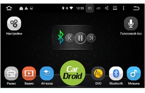 Штатная магнитола CarDroid RD-1001D 1DIN Универсальная 7 (Android 9.0) DSP, фото 6