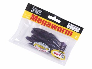 Виброхвосты съедоб. искусст. LJ Pro Series MegaWorm 3,0in (7,60)/S63 7шт., фото 4