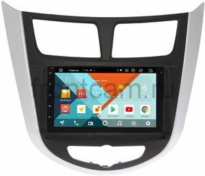 Штатная магнитола Hyundai Solaris I 2011-2017 Wide Media KS7001QR-3/32-RP-HDSL-19 на Android 10 (DSP CarPlay 4G-SIM), фото 1