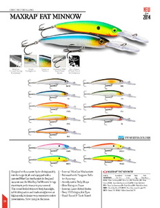 Воблер медленно всплывающий MaxRap Fat Minnow MXRFM09-FB (2,4м-3,0м, 9 см 13 г), фото 2