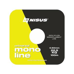 Леска MONOLINE Fluorescent Yellow 0,50mm/100m Nylon (N-MFY-050-100) Nisus (0), фото 2