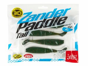 Виброхвосты LJ 3D Series Zander Paddle Tail 4.8in (12.00)/Z09 4шт., фото 4
