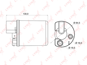 Фильтр топливный погружной LYNXauto LF-960M. Для: HYUNDAI Elantra 1.6 06> / i10 1.1-1.2 08> / i20 1.2-1.4 09> / i30 1.4-2.0 07> / ix20 1.4-1.6 12>, KIA Carens 1.6 10> / Ceed 1.4-2.0 07> / Venga 1.4-1.6 10>, фото 1