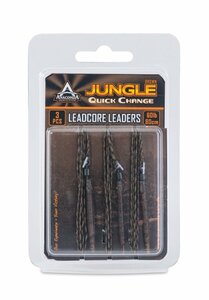 Поводки карп. из ледкора Anaconda S-CLIP Jungle Brown c безоп. клип. 60lb 80см 3шт., фото 2