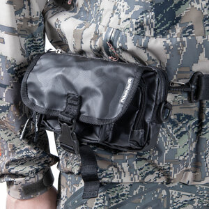 Сумка рыболовная "Yaman" Street Fishing MultiLock S-Pouch, 13,5х22х8 см, цв. серый камуфляж, фото 11