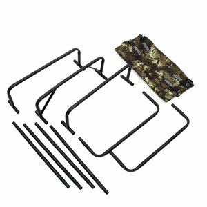 Раскладушка туристическая с карманом СЛЕДОПЫТ ТИШЬ 2 в чехле, 1900х700х230 мм, макс. нагрузка 150 кг, фото 3