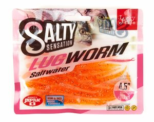 Черви съедоб. искусст. LJ Salty Sensation LUGWORM 4.5in (11,40)/F29 15шт., фото 4