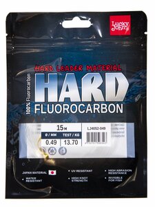 Леска моно. Lucky John FLUOROCARBON Hard 015/049, фото 4