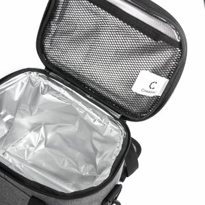 Сумка изотермическая СЛЕДОПЫТ Gray Line Pro, 13 л, цв. серый меланж, фото 8