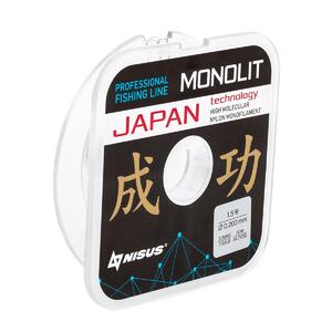 Леска MONOLIT 0,203mm/50m Nylon Transparent (N-MO-0.203-50) Nisus, фото 3
