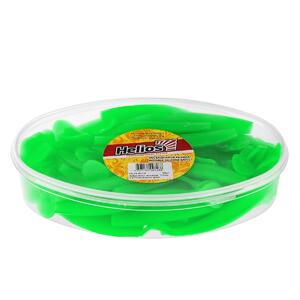 Виброхвост несъедоб. Trofey 5.5"/14см Electric green 50шт. (HS-25-007-N) Helios, фото 2