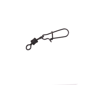 Вертлюг с застежкой Namazu Pro ROLLING RIBBED SWIVEL WITH NICE SNAP, цв. Carbon, р. 1, test-78 кг, к, фото 5