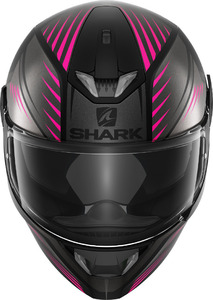 Шлем SHARK SKWAL 2.2 HALLDER MAT Black/Anthracite/Purple XS, фото 3