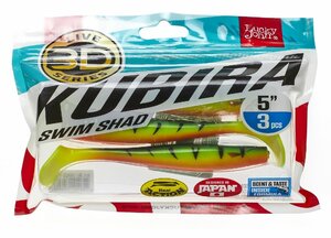 Виброхвосты LJ 3D Series KUBIRA SWIM SHAD 5,0in (12,50)/PG13 3шт., фото 4