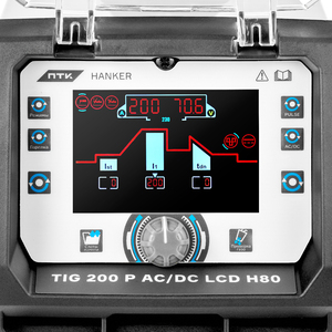 Сварочный аппарат ПТК HANKER TIG 200 P AC/DC LCD H80, фото 6