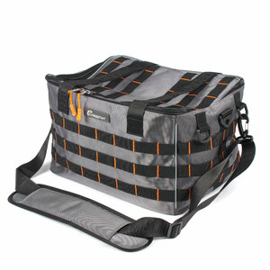 Сумка рыболовная СЛЕДОПЫТ Base Lure Bag XL, 38х26х25 см, цв. серый, без коробок, фото 2