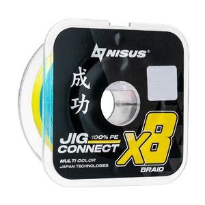 Шнур JIG CONNECT X8 PE Multicolor 150m #1.0, 0.16mm 10.0кг/17.2LB (T-N-JC-X8-0.16-150-M) NISUS, фото 5