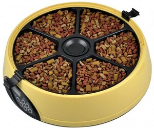 Автокормушка SITITEK Pets Maxi Yellow для кошек и собак (2л, 6 кормлений), фото 2