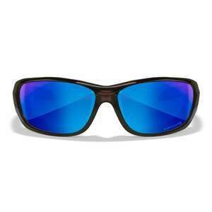 Очки защитные Wiley X WX Gravity (Frame: Crystal Black, Lens: Polarized - Blue Mirror), фото 2