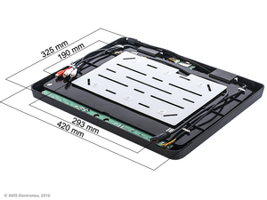 Потолочный автомобильный монитор 15,6" со встроенным медиаплеером AVEL Electronics AVS115 (черный), фото 6