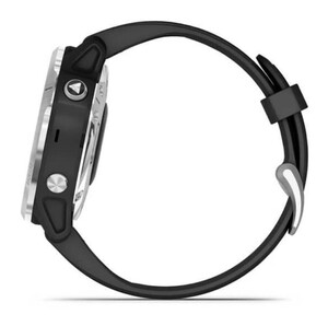 Garmin Fenix 6s Solar серебристый с черным ремешком, фото 9