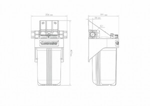 Корпус для картриджного фильтра Джилекс 1 М 10” Т, фото 2