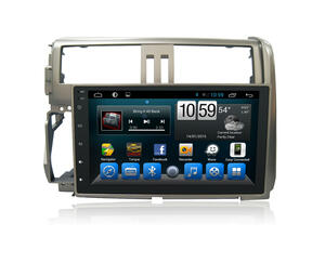 Штатная магнитола CARMEDIA QR-9034 DVD Toyota LC PRADO 150 2009-2013 темно-серый (поддержка усилителя, парктроников, бк), фото 2