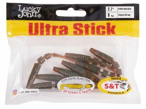 Слаги съедобные искусственные LJ Pro Series ULTRA STICK 2,7in (06.80)/085 8шт., фото 4