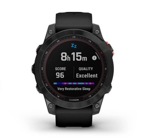 Умные часы Garmin Fenix 7 Solar серый с черным ремешком, фото 9