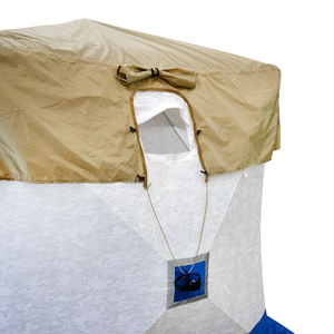 Накидка для зимней палатки СЛЕДОПЫТ 1,8х1,8 м, цв. олива, фото 4